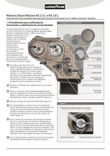 Motores Diesel Maxion HS 2.5L e HS 2.8L - Goodyear