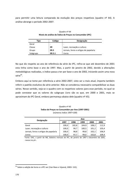 inquérito ao sector do livro parte i - Observatório das Actividades ...