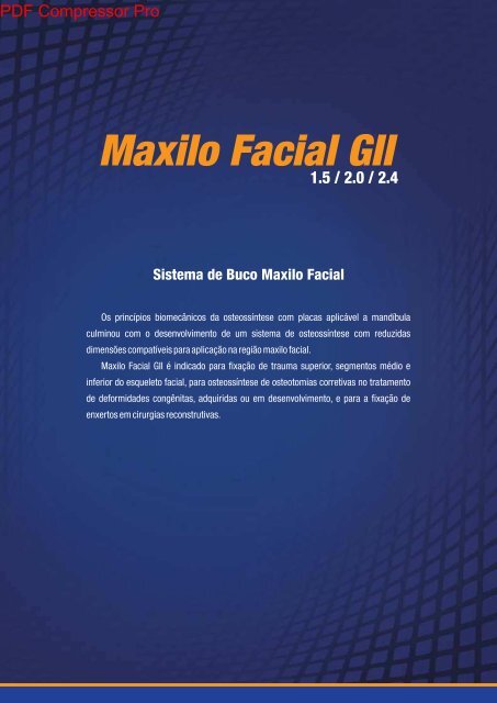 Maxilo Facial GII - Criticare - Produtos Cirúrgicos Ltda