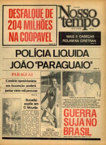 POLICIA LIQUIDA JOÃO « PARAGUAIO »1O - Nosso Tempo Digital