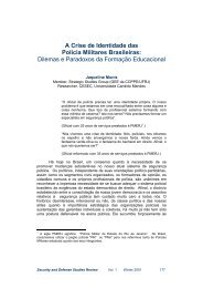 A Crise de Identidade das Polícia Militares Brasileiras: Dilemas e ...