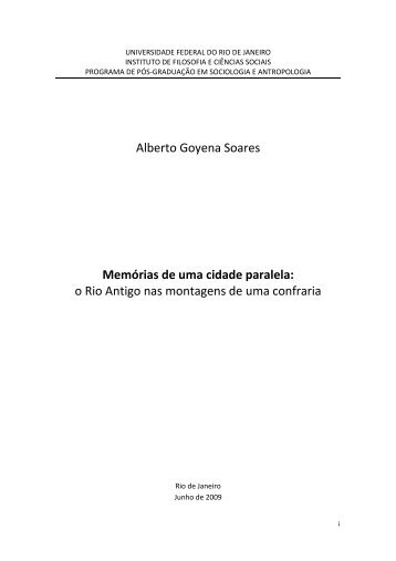 Memórias de uma cidade paralela - Laares / Nuclao - UFRJ