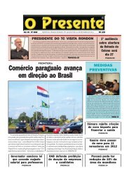 Comércio paraguaio avança em direção ao Brasil - O Presente