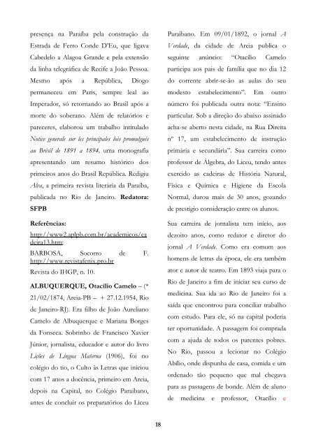pequeno dicionário - CCHLA - Universidade Federal da Paraíba