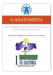 Anais do I Simpósio Paraibano de Anatomia - Sociedade Brasileira ...