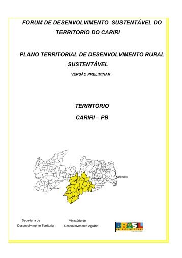 PB - SIT - Ministério do Desenvolvimento Agrário