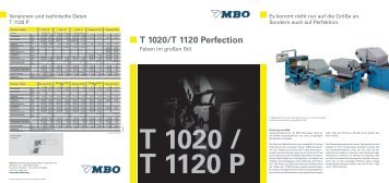 T 1020/T 1120 Perfection - Baumann-gruppe.de