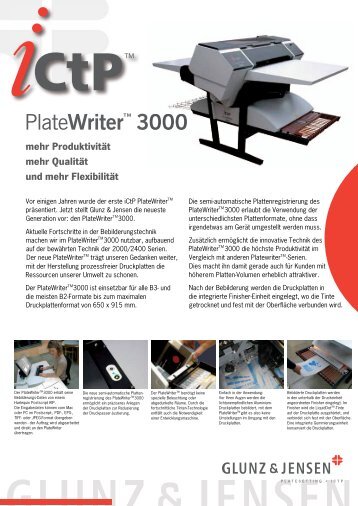 PlateWriter™ 3000 - Baumann-gruppe.de