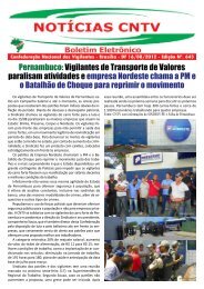 Pernambuco:Vigilantes de Transporte de Valores paralisam ... - CNTV