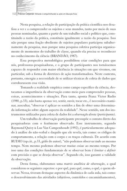 Práticas Corporais - Volume 2 - Ministério do Esporte