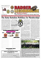 The Batty Battalion Mobilizes for Membership! - American Legion