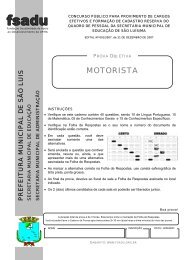 MOTORISTA - Fundação Sousândrade