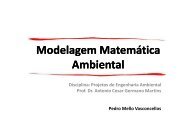 Modelagem Matemática Ambiental - Unesp
