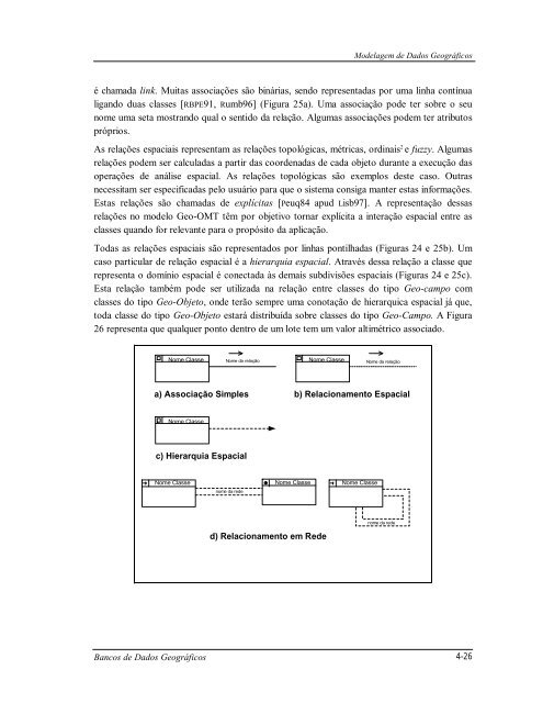 4 MODELAGEM DE DADOS GEOGRÁFICOS - DPI - Inpe