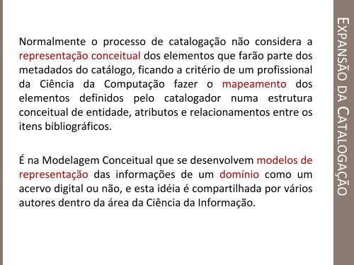 Modelagem de Dados e Representação da Informação