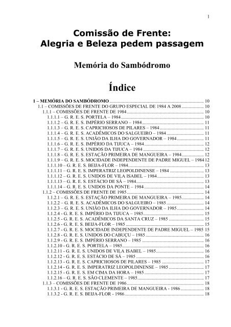 Carnaval 1998 - Beija Flor de Nilópolis Destaque Maurizio Medici Fantasia:  Evolução dos Caruanas Rio de Janeiro…