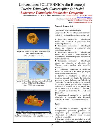 Prezentare Laborator Tehnologia Produselor Compozite ... - CATIA