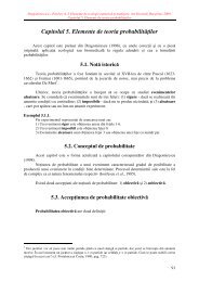 Capitolul 5. Elemente de teoria probabilităilor