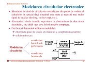 Modelarea circuitelor electronice