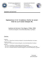 Ştefan BilaŞco - Facultatea de Geografie Cluj