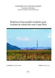 Modelarea bioacumulării metalelor grele în plante de cultură - CESEC