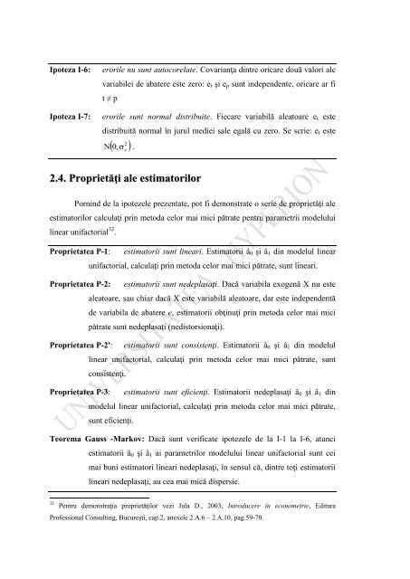 Modele si prognoze -MAN - an III sem 2