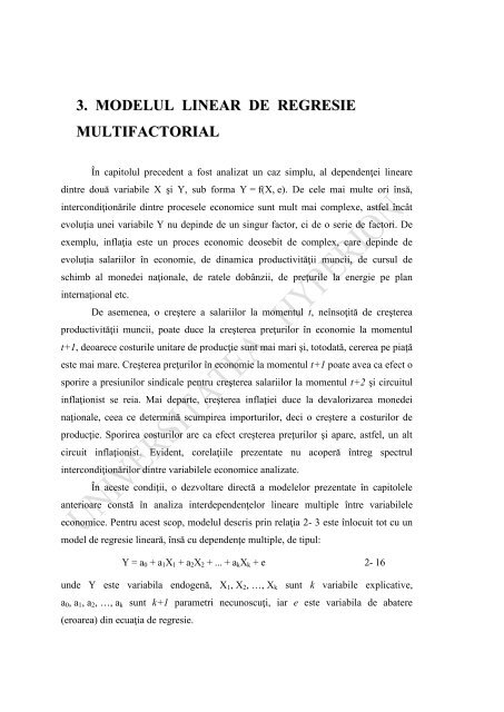 Modele si prognoze -MAN - an III sem 2