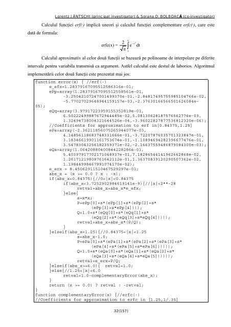 Distribuţia Binomială: Modelare Statistică, Optimizare Numerică, cu ...