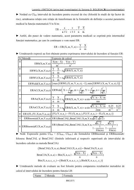 Distribuţia Binomială: Modelare Statistică, Optimizare Numerică, cu ...