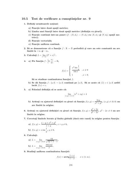 matematici aplicate în economie - "Lucian Blaga" din Sibiu