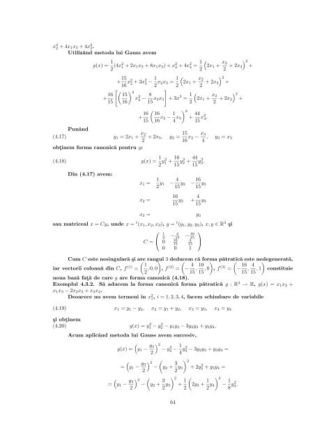 matematici aplicate în economie - "Lucian Blaga" din Sibiu