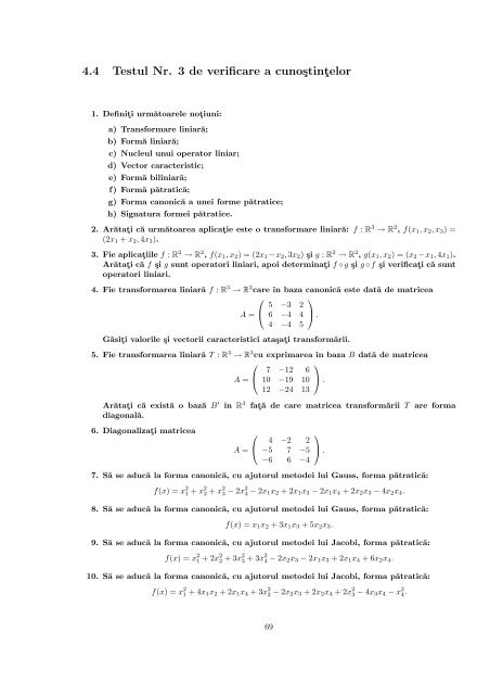 matematici aplicate în economie - "Lucian Blaga" din Sibiu