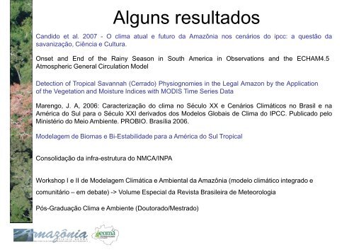 Rede GEOMA Componente Modelagem Climática - Geoma - LNCC