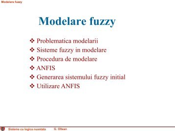 Modelare fuzzy