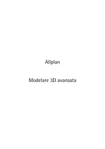 Allplan Modelare 3D avansata - Nemetschek