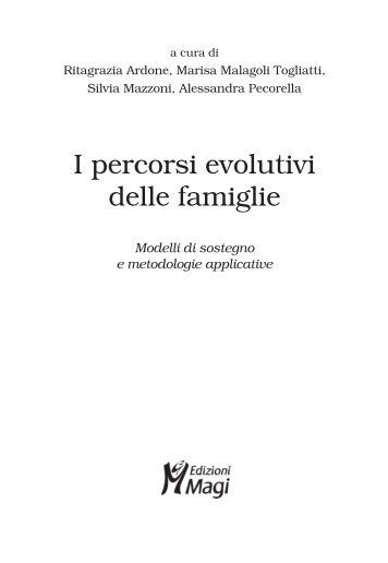 I percorsi evolutivi delle famiglie - Edizioni Scientifiche Magi