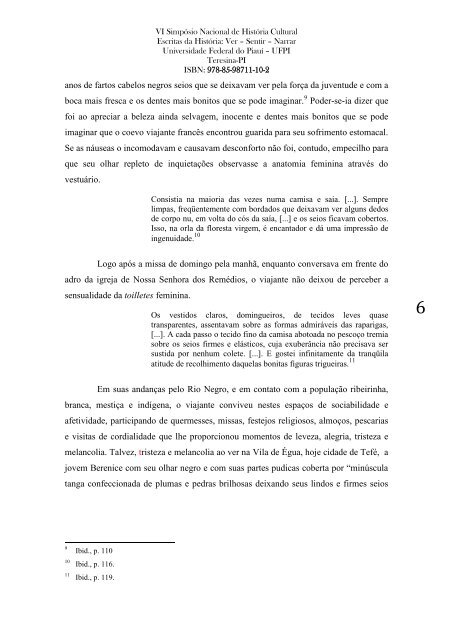 mulheres do amazonas na narrativa dos viajantes - GT Nacional de ...