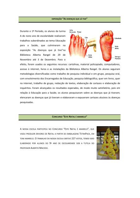 Carta de notícias n.º 4 - Escola Secundária de VILELA