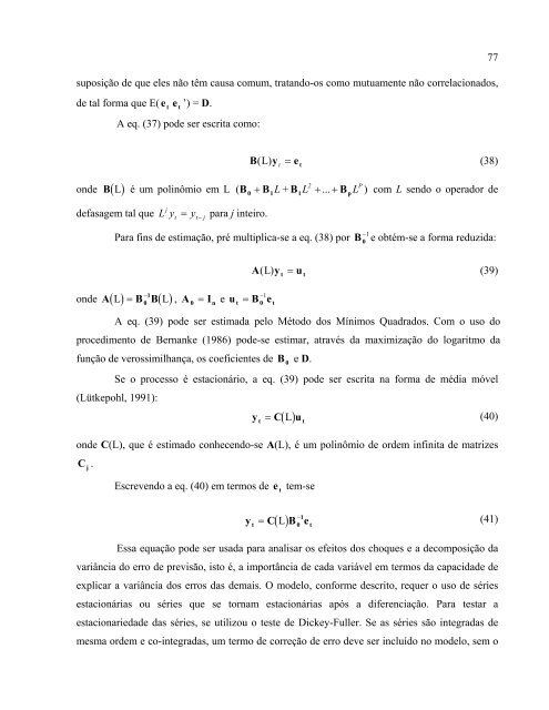 A reestruturação da cotonicultura no Brasil - Cepea - USP