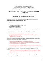 responsável técnico na indústria de laticínios - Programa Leite das ...