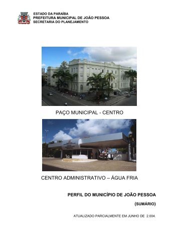 paço municipal - centro centro administrativo - Prefeitura Municipal ...