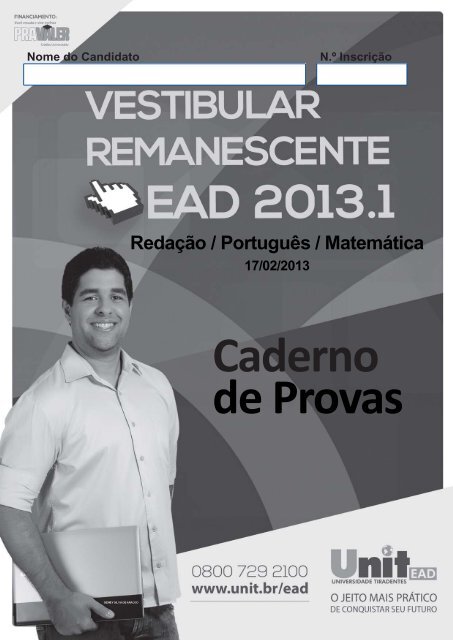 Caderno de Provas