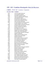 DAER - 2011 - Candidatos Homologados (Após os Recursos) - FDRH
