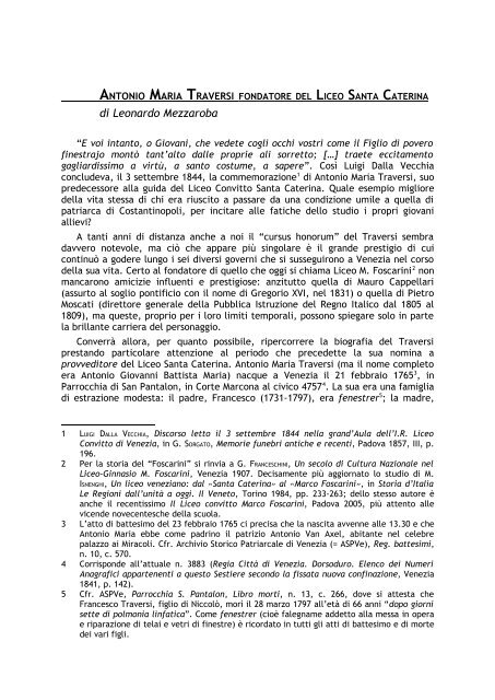 PDF (3 M) - Liceo Foscarini