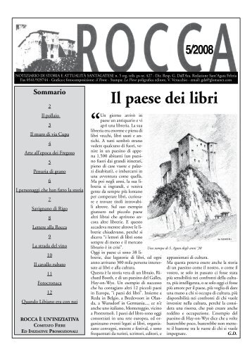 Il paese dei libri - La Rocca - il giornale di Sant'Agata Feltria ...