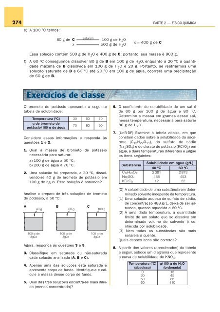 mistura de soluções