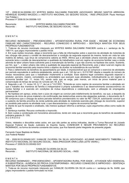 boletim tr/es 2010.314 - Justiça Federal