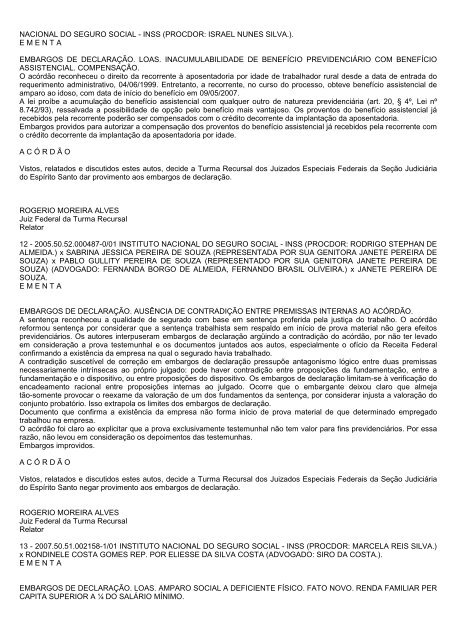 boletim tr/es 2010.314 - Justiça Federal