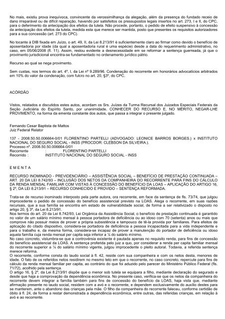 boletim tr/es 2010.314 - Justiça Federal