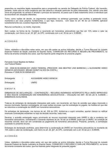 boletim tr/es 2010.314 - Justiça Federal